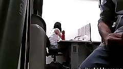 Indian men masturbates in office infront of his co-worker