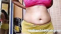 Desi bhabhi feeling horny removing bra sexy boobs fondle