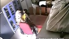 Indian School Teacher Having Sex By Her College In Store Room